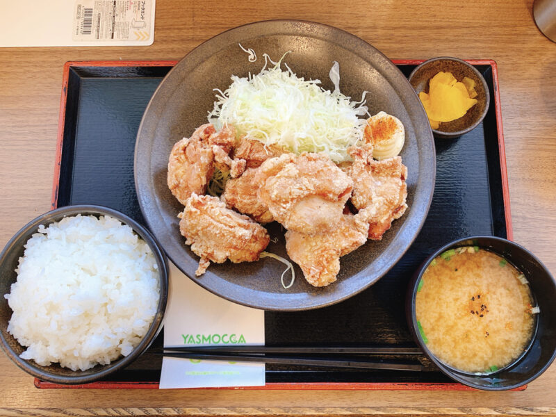 塩沢石打SA上り　鶏唐揚定食